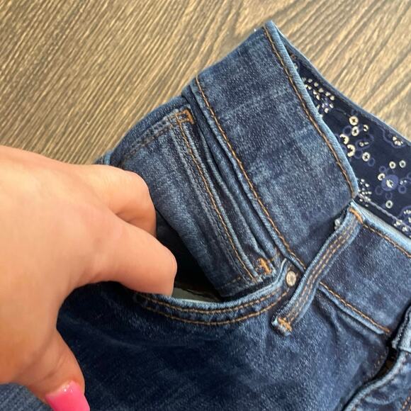 Levi's Womens 525 Straight Leg Perfect Waist Jeans Denim Medium Wash Blue Size 4 - Picture 8 of 10